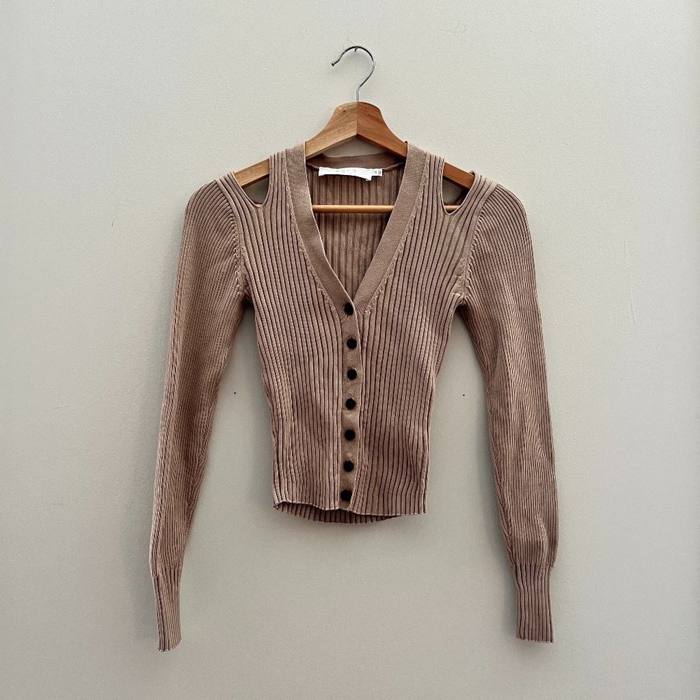 NWOT ASTR the label cold shoulder cardigan - Picture 6 of 8